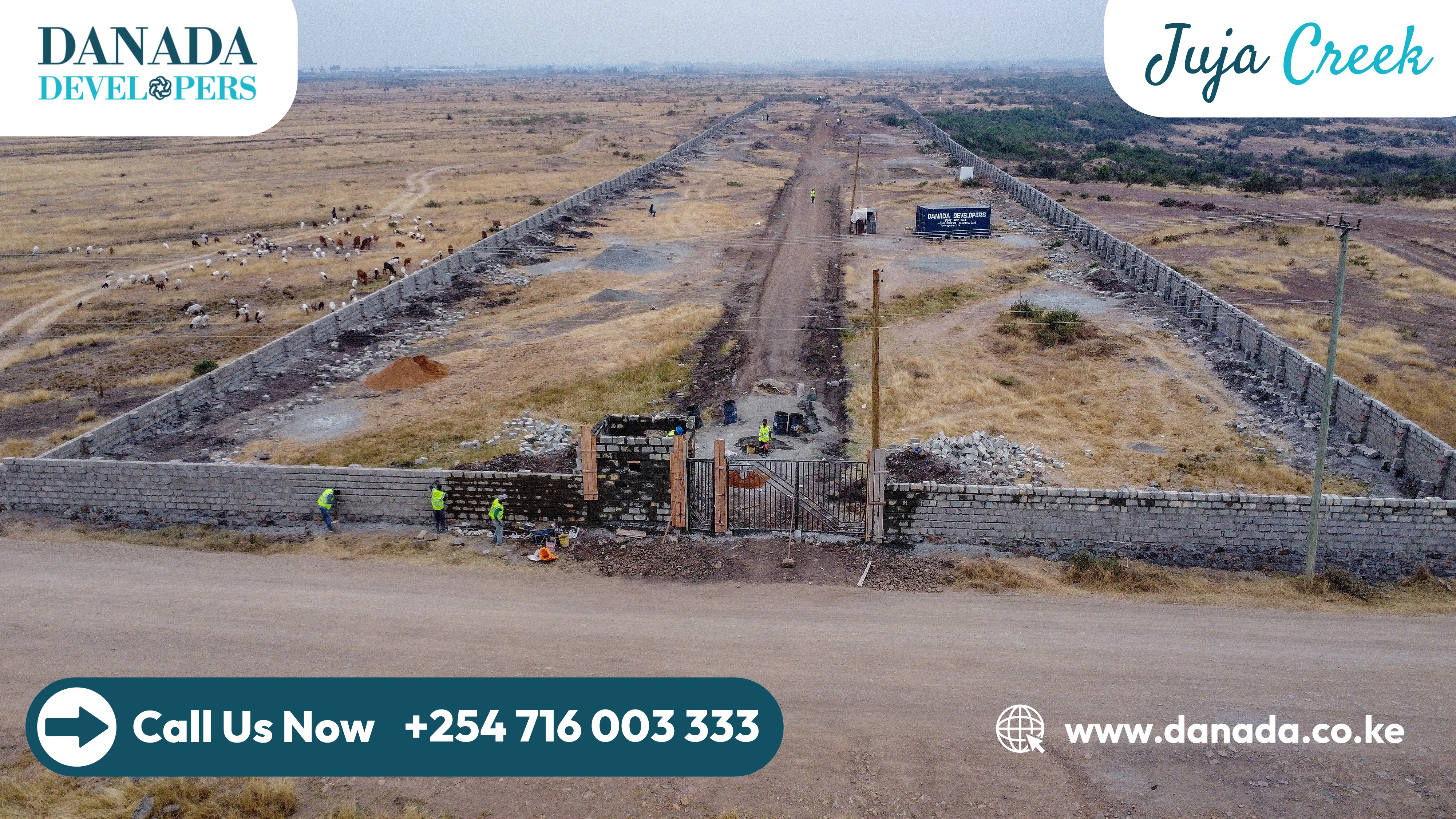 Affordable land and plots for sale in Juja Creek with flexible payment plans.